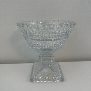 Vintage Bleikristall Crystal Compote Pedestal Bowl 24% Pb0 Lead Cry  W Germany